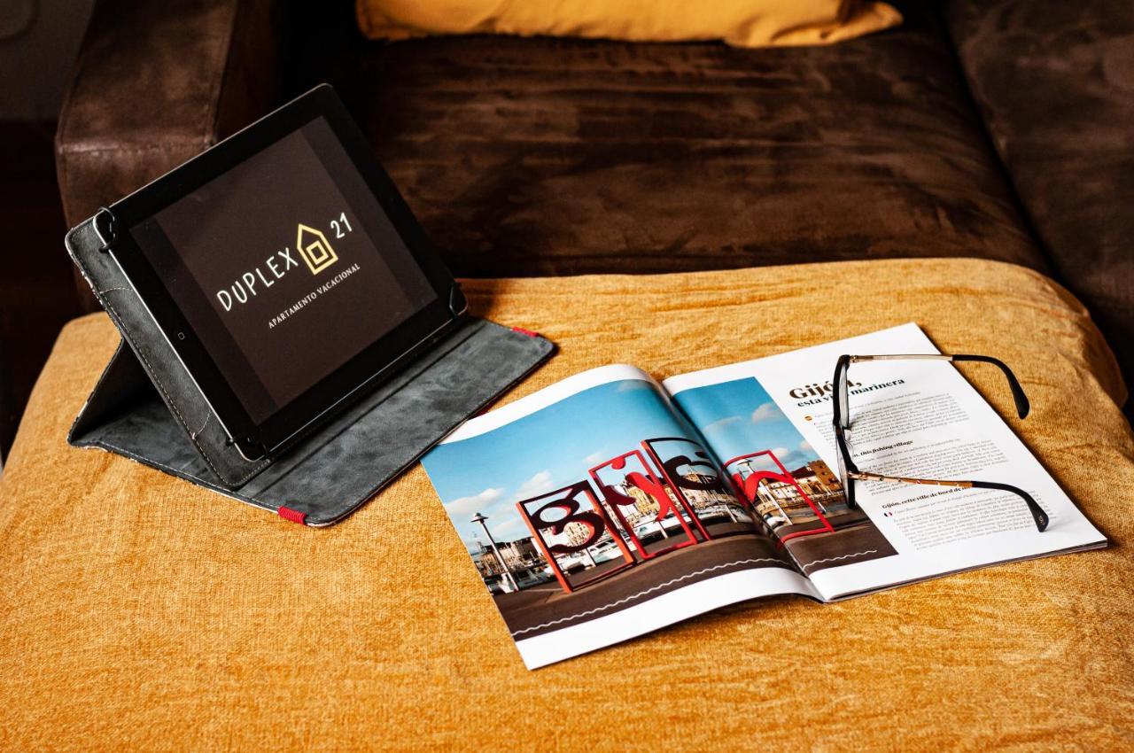 Duplex 21, Alojamiento Cerca De La Playa Con Wifi ヒホン エクステリア 写真